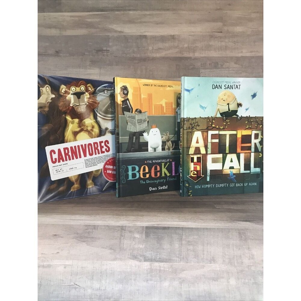 Kohls‎ Cares Hardcover Childrens Books Lot Beekle,After The Fall, Carnivores,